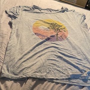 🧷🧷Gray American Eagle Outfitters graphic top🧷🧷